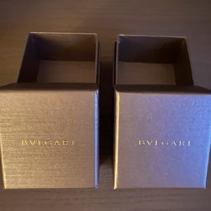 TEO Bulgari gift boxes.  Perfect condition.